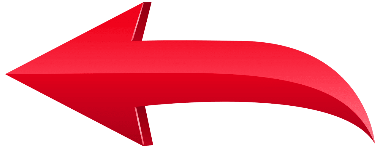 Arrow red left clipart image