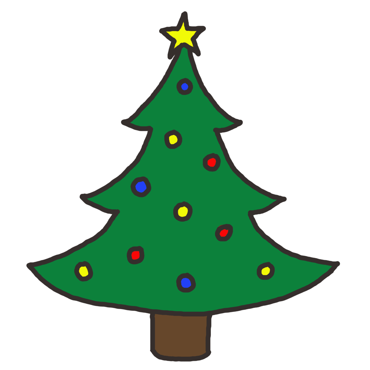 Christmas graphic art images tree vector clipart graphics and merry