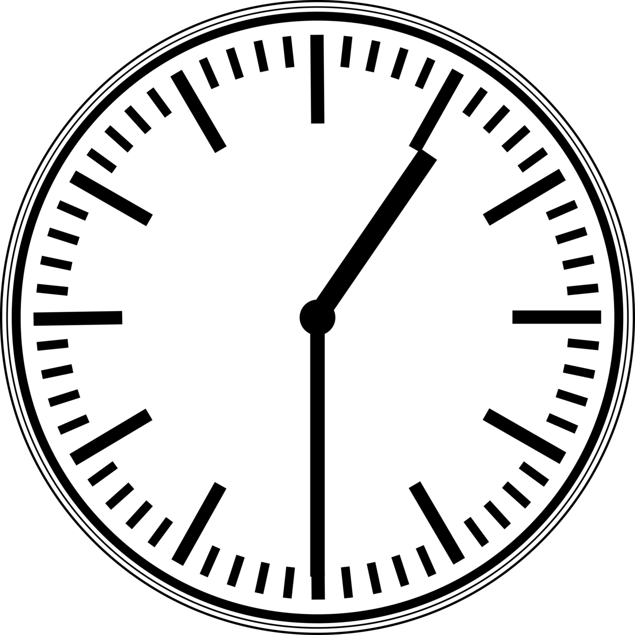 Clock pin page clipart photo