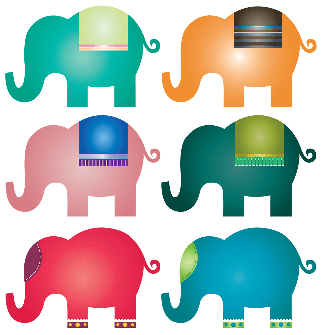 Elephant animals wildlife image clipart