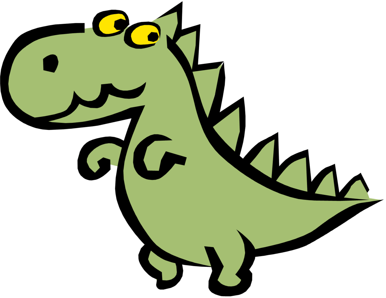 Dinosaur pin page clipart image