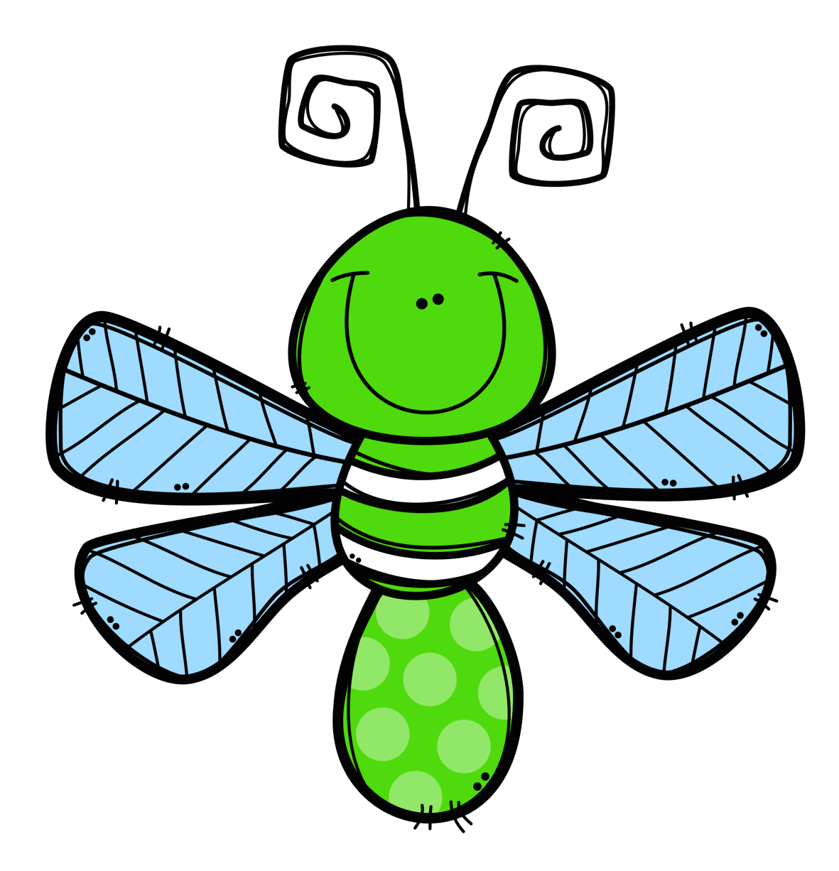 Bee pin page clipart logo 5