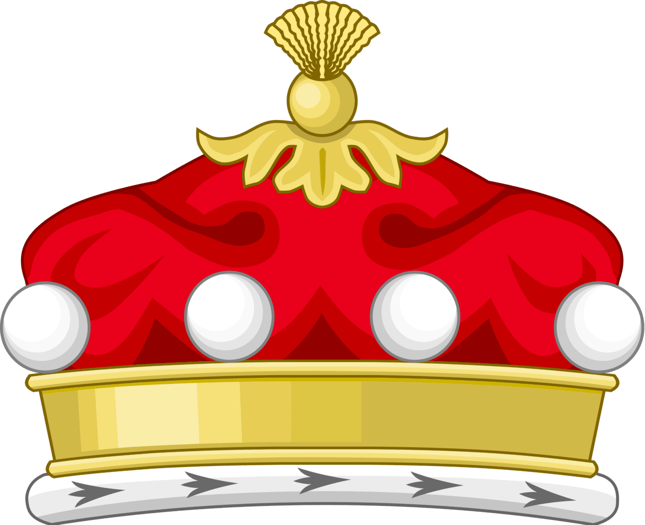 Crown pin page clipart picture 3