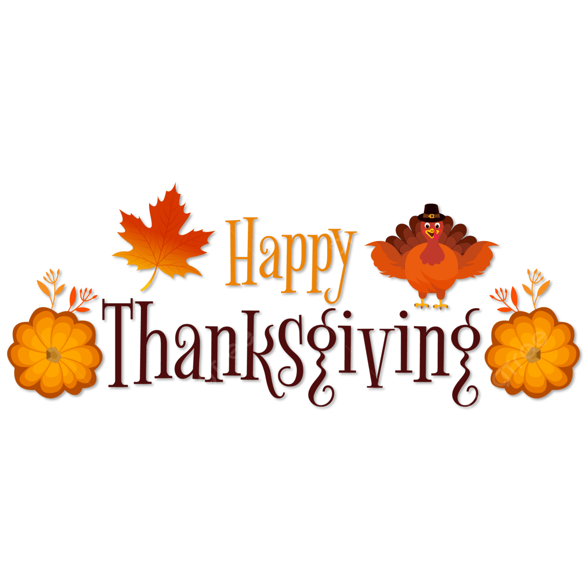 Cute happy thanksgiving clipart free