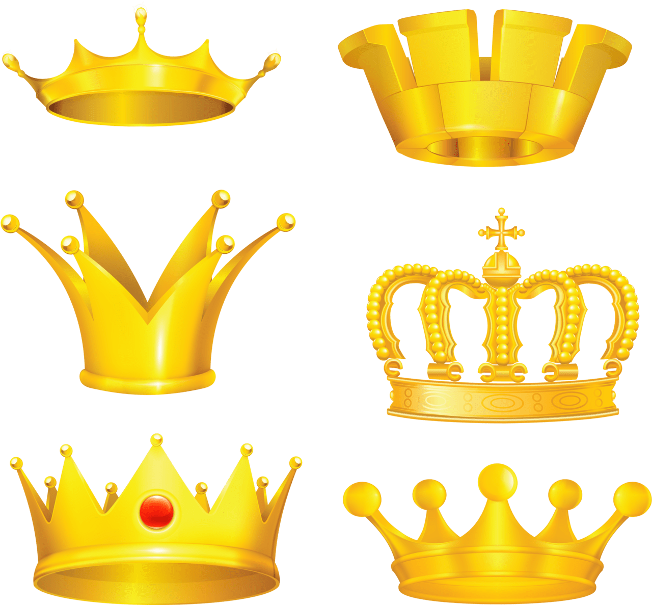 Gold crown clipart logo