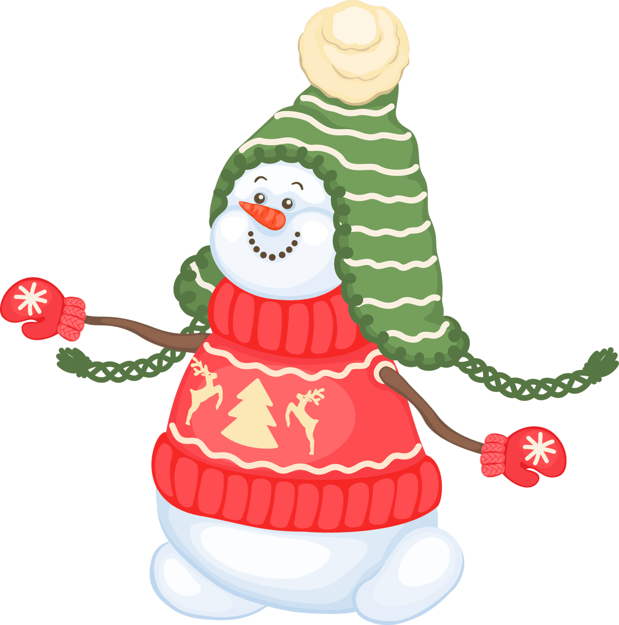 Snowman clipart transparent