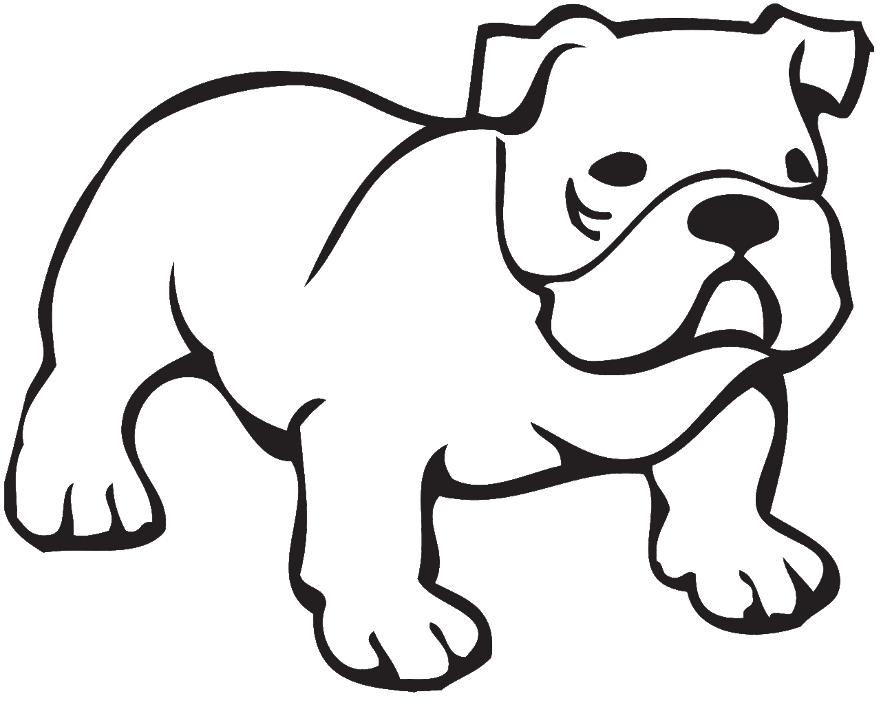 Bull dog puppies clipart best transparent