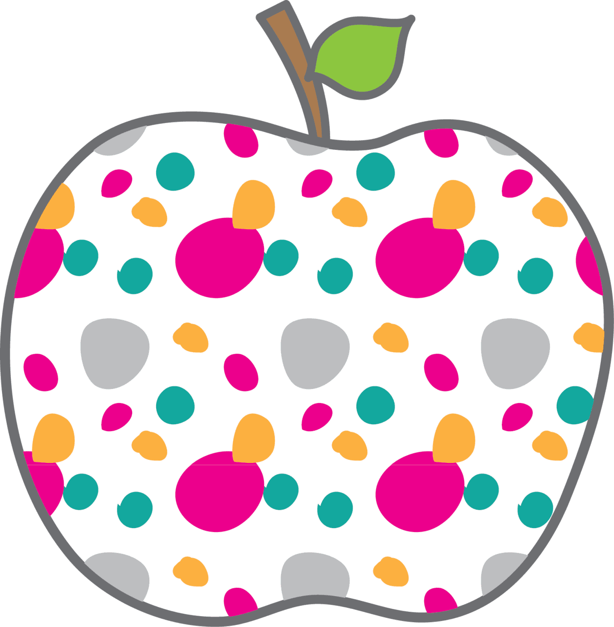 Apple pin page clipart vector