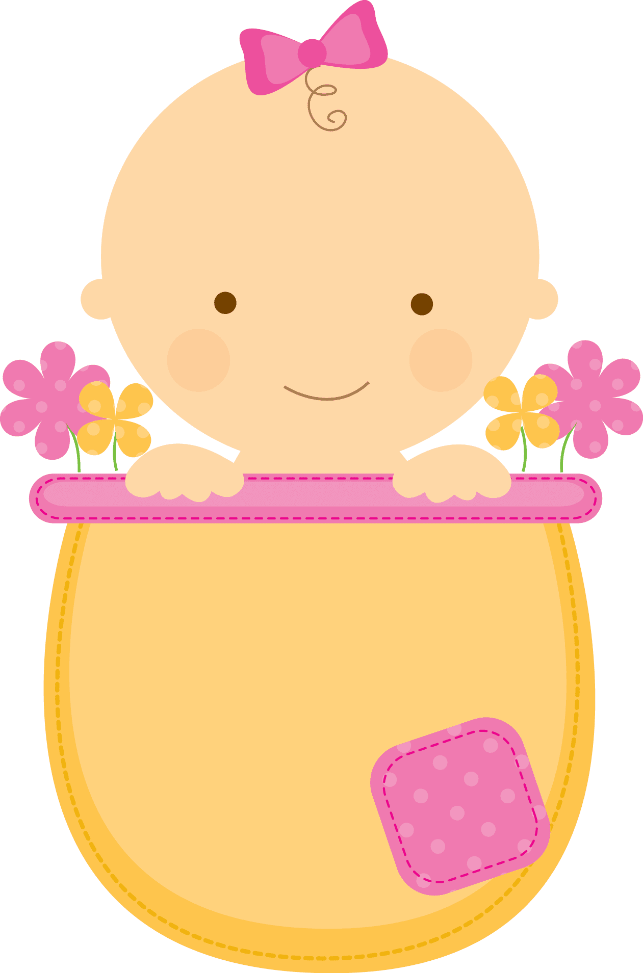 Baby pin page clipart clip art