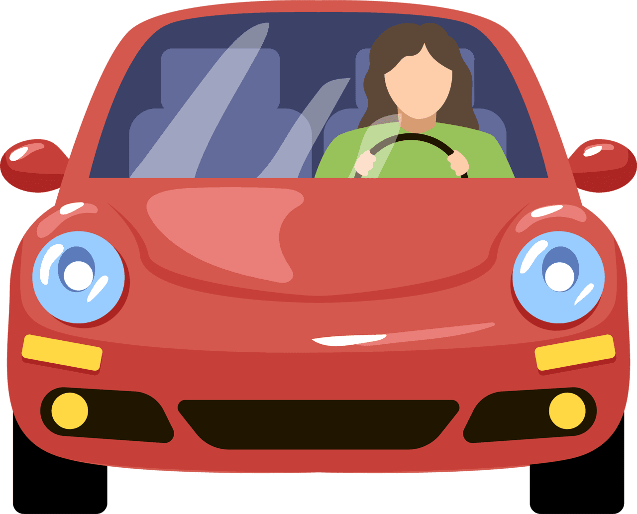 Car wheeler surance vector clipart image