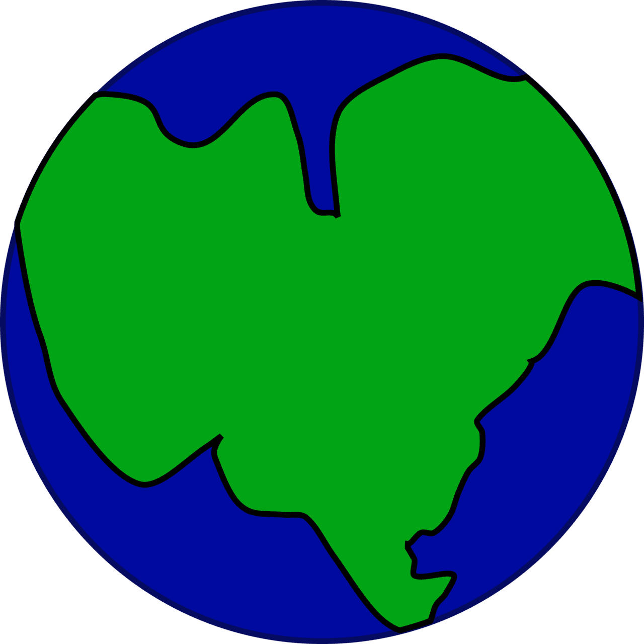 The formation of earth continents clipart free