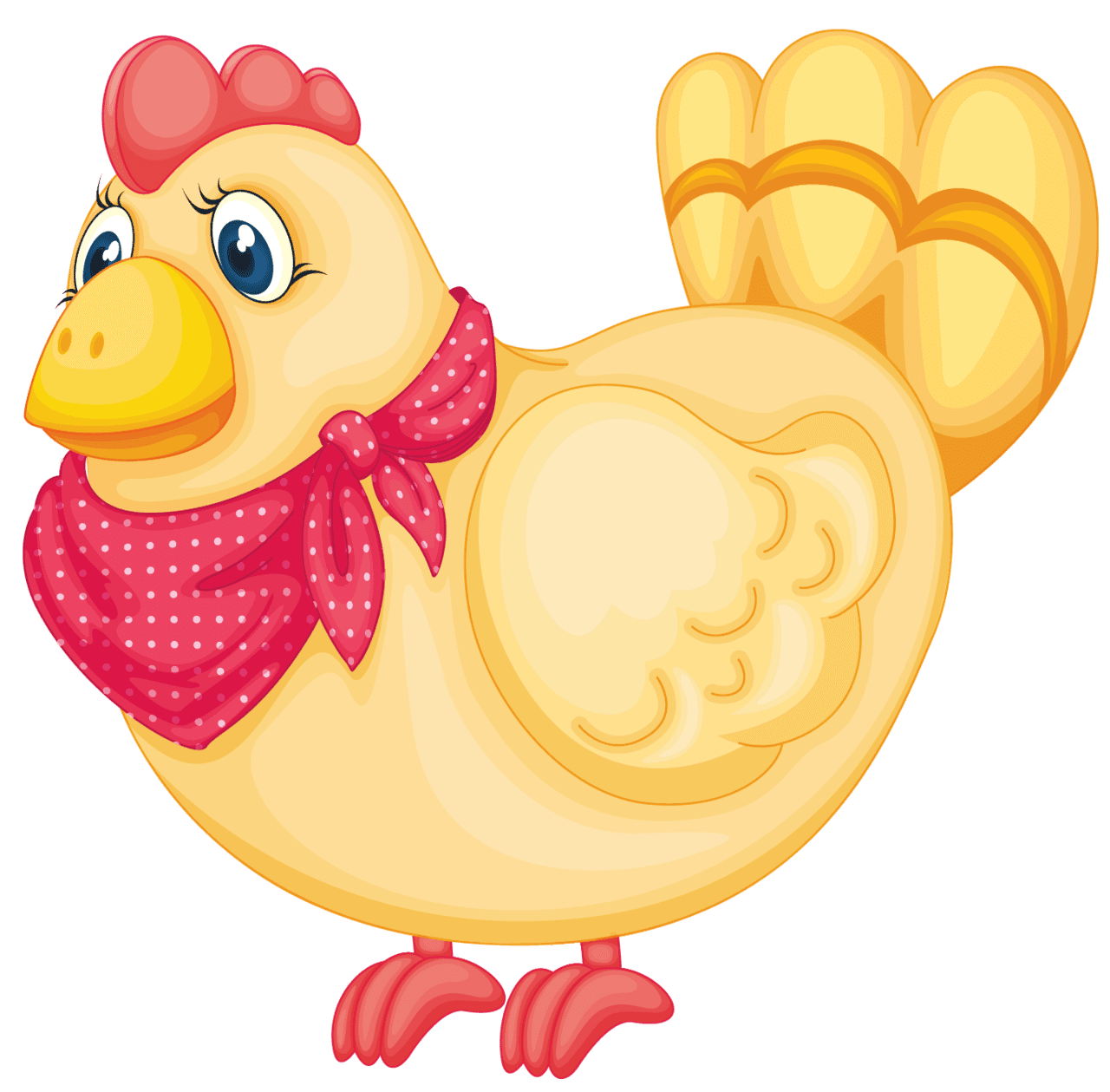 Duck painted easter chicken clipart picture 2