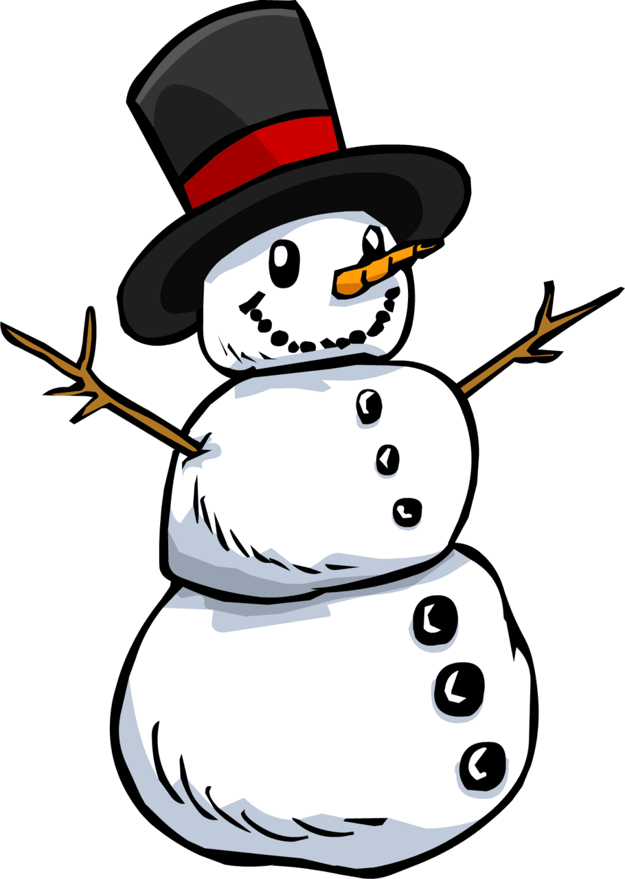 Snowman snow clipart free