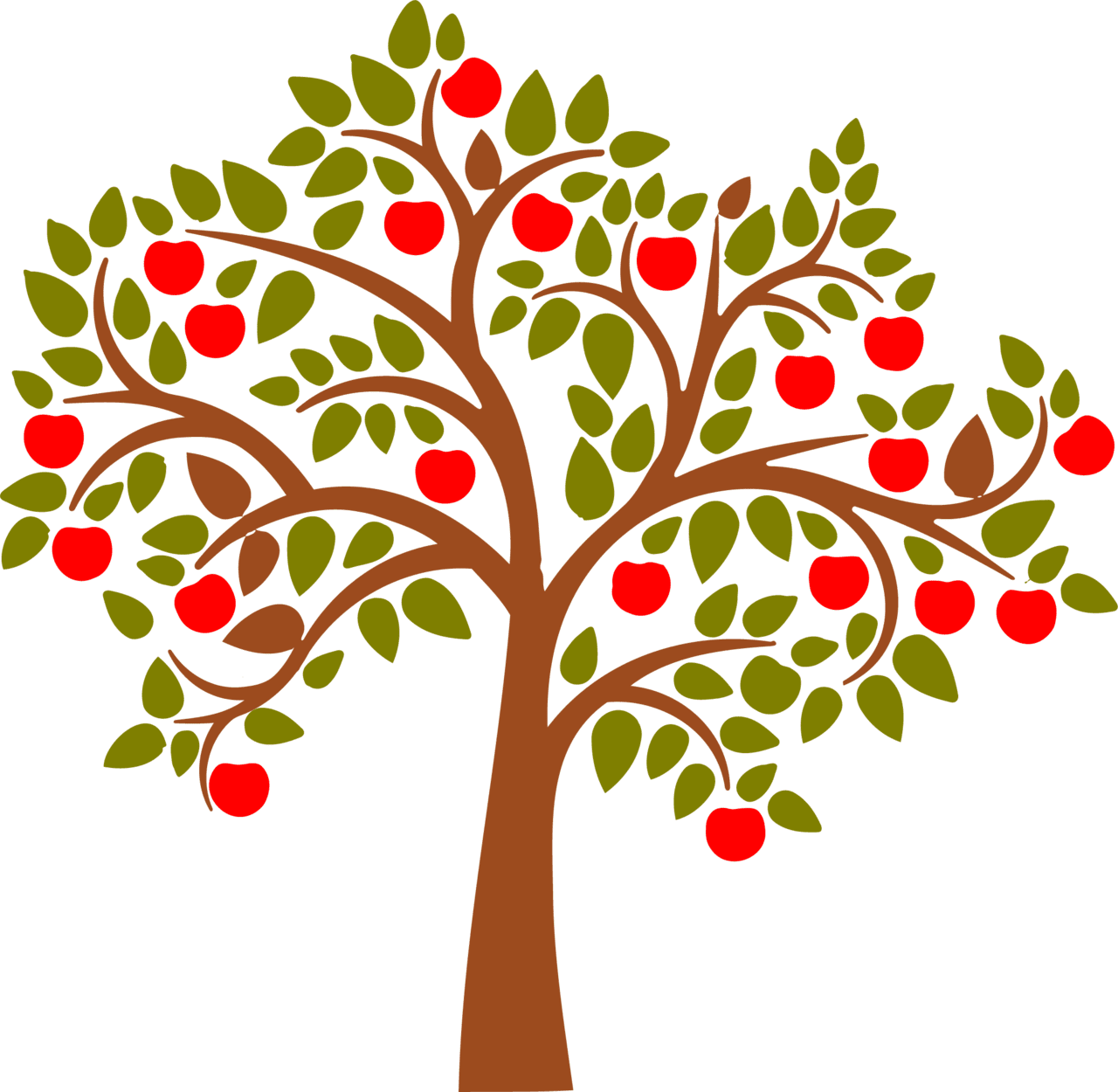 Tree bear fruit clipart photo