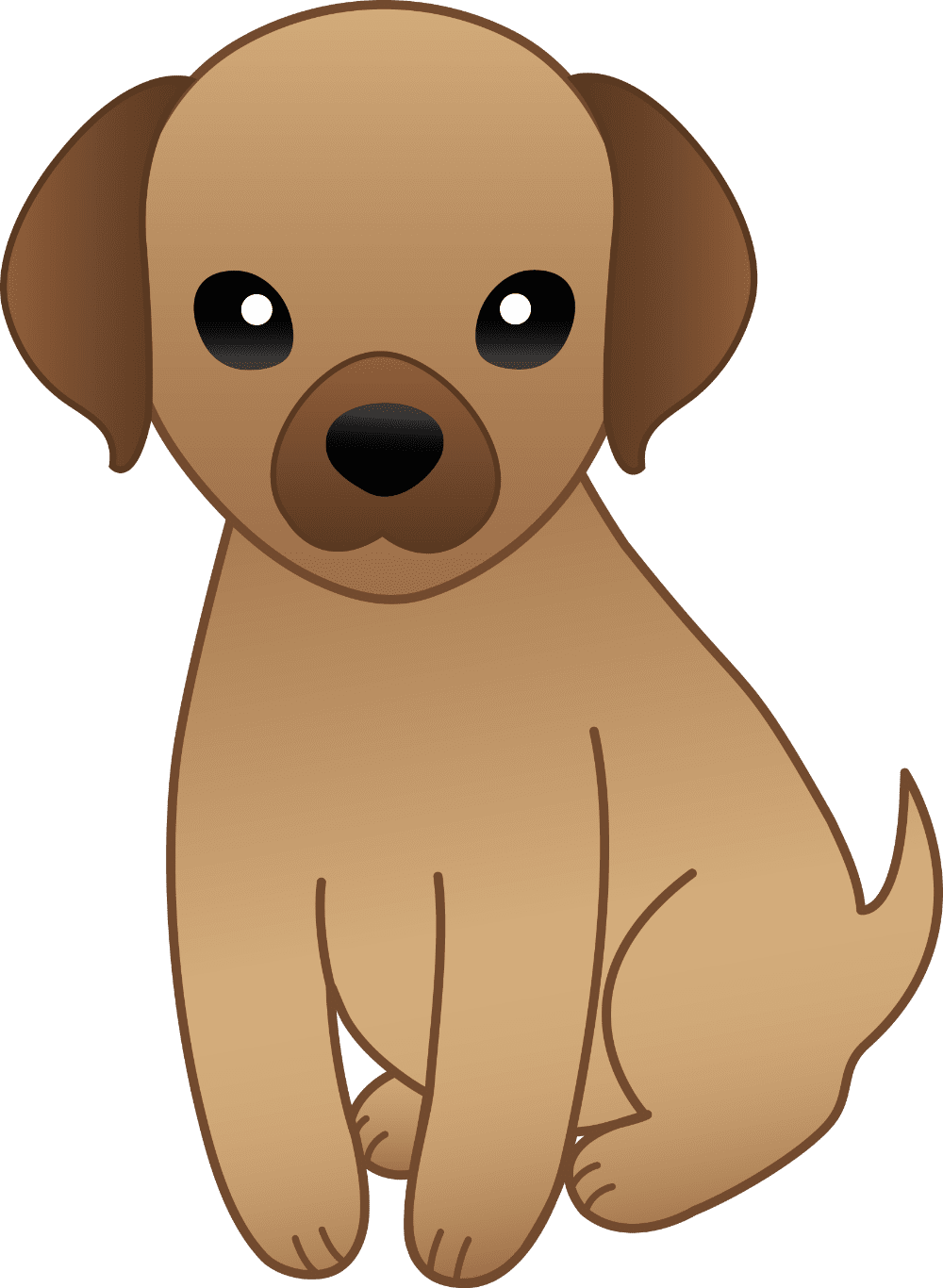 Puppy clipart for designlooter dog animation cartoon transparent