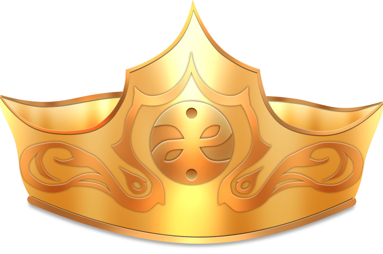 Crown pin page clipart free