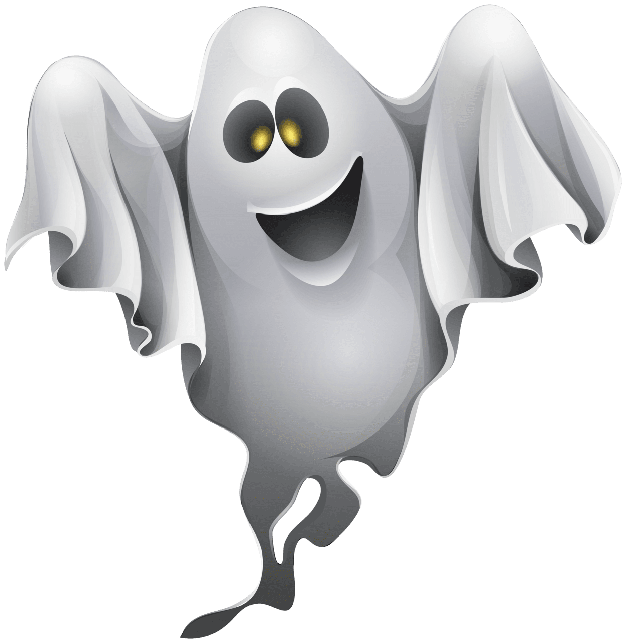 Halloween ghost clipart image 2