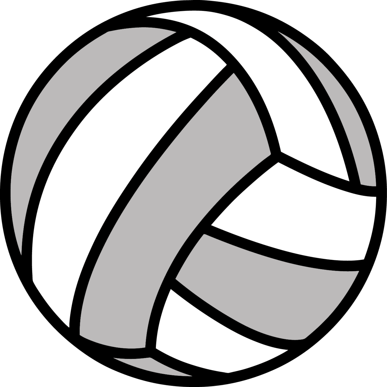 Volleyball image clipart borders