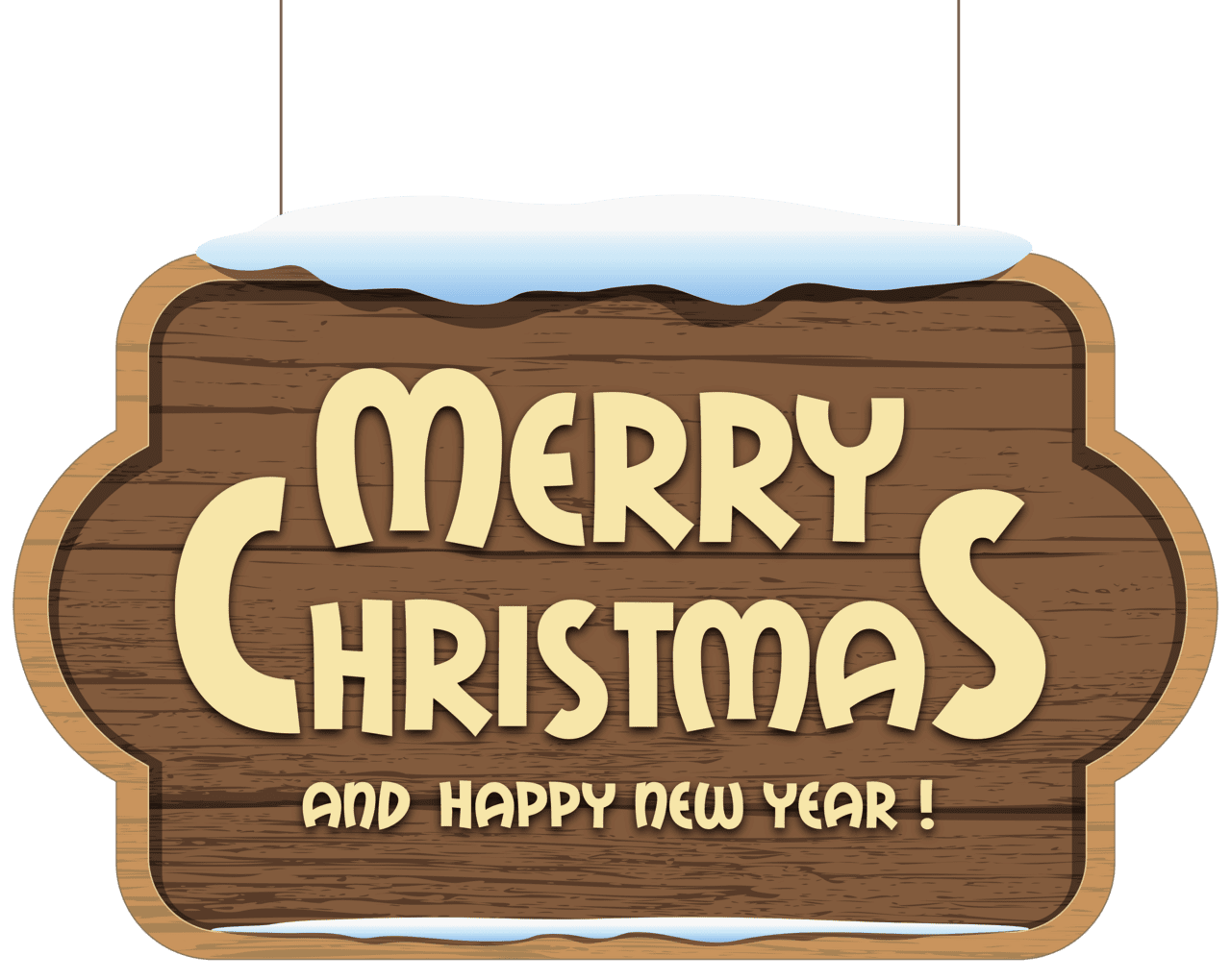 Merry christmas wooden sign clipart image yopriceville high quality signs and happy new year