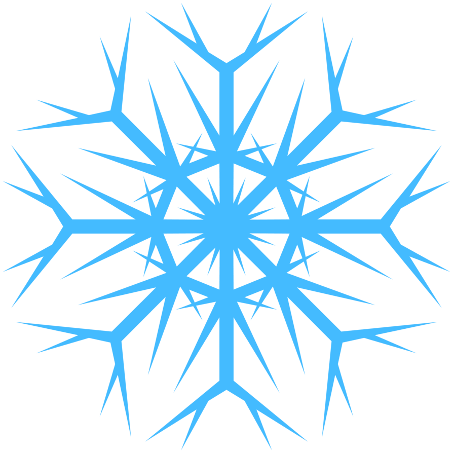 Snowflake pin page clipart free 2