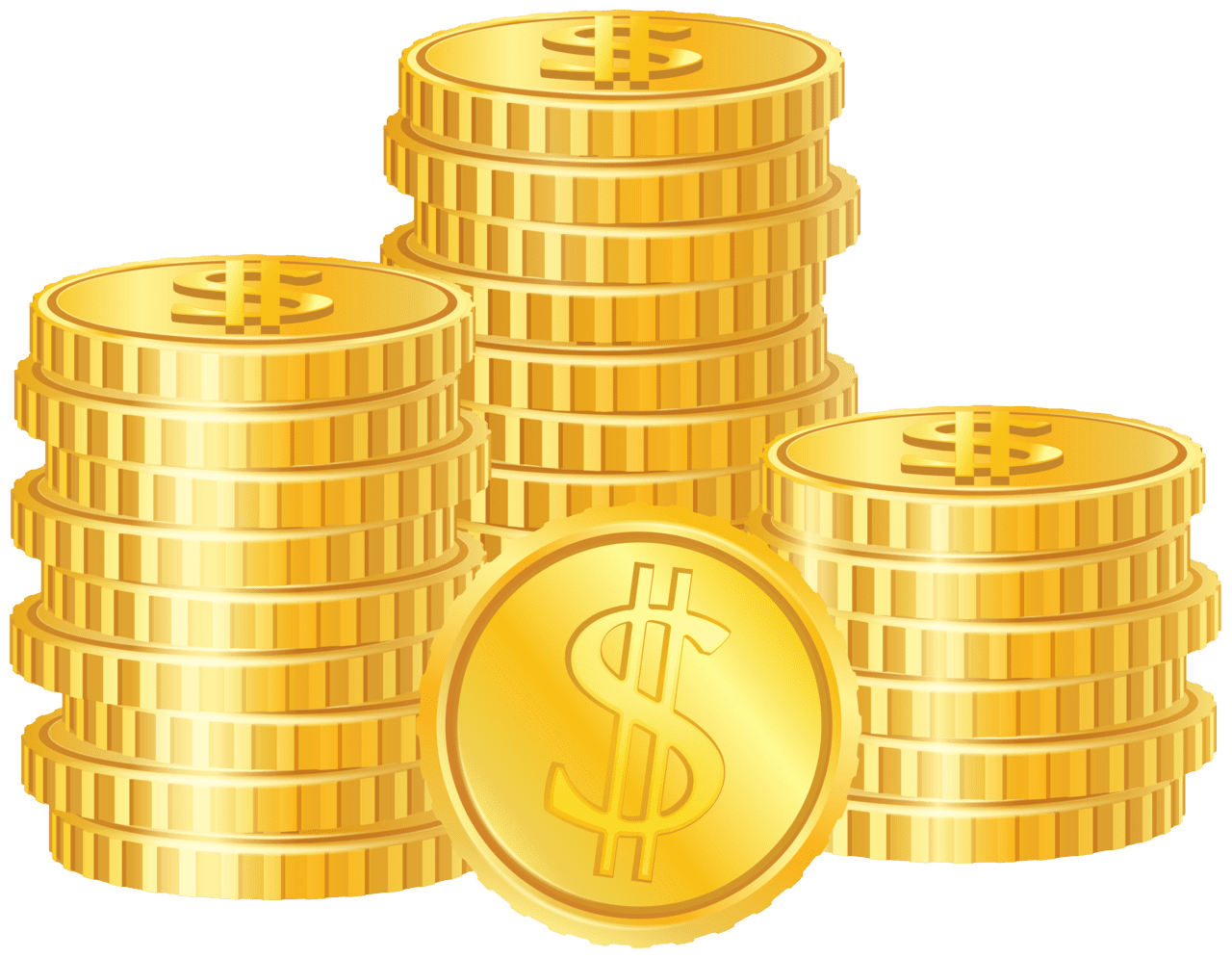 Money golden co clipart image