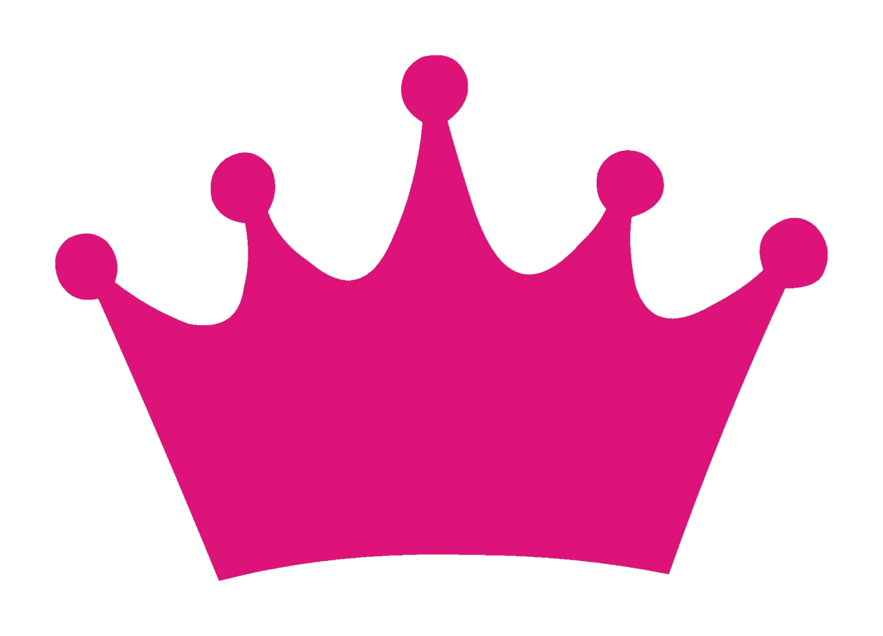 Crown pin page clipart vector