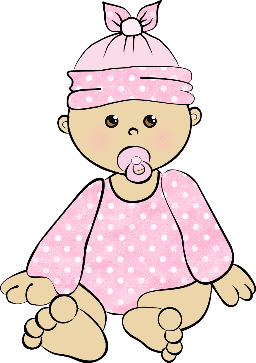 Baby pin page clipart vector 2