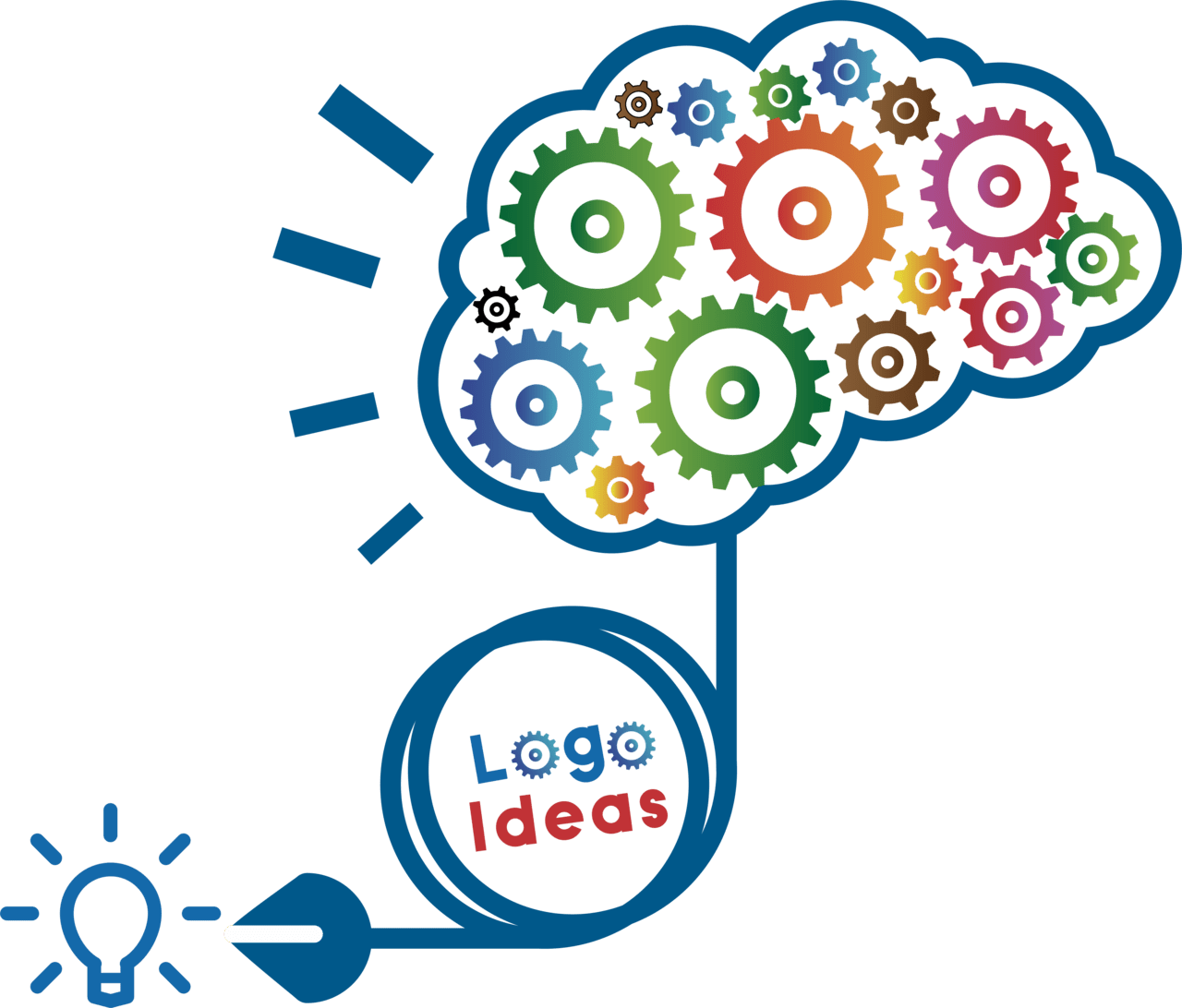 Brain best logo design site clipart