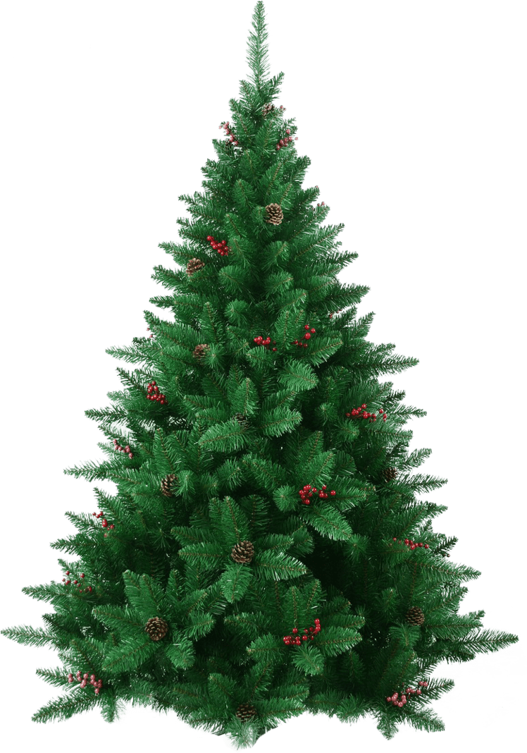 Christmas tree clipart picture 2