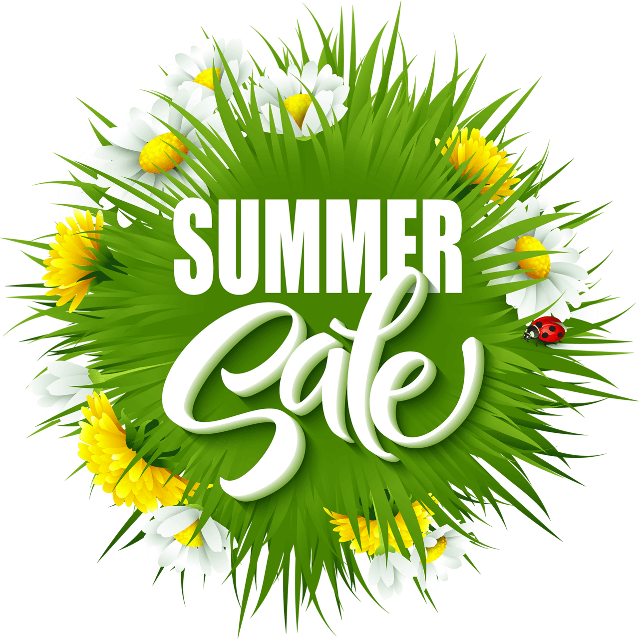 Summer sale clipart vector