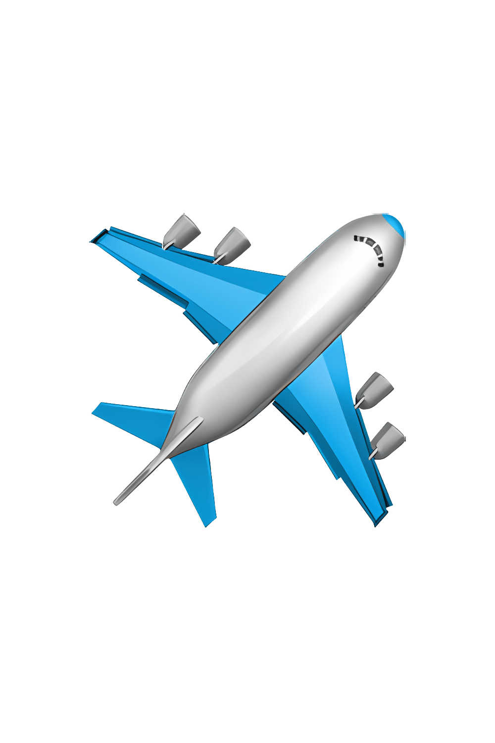 Airplane emoji clipart logo