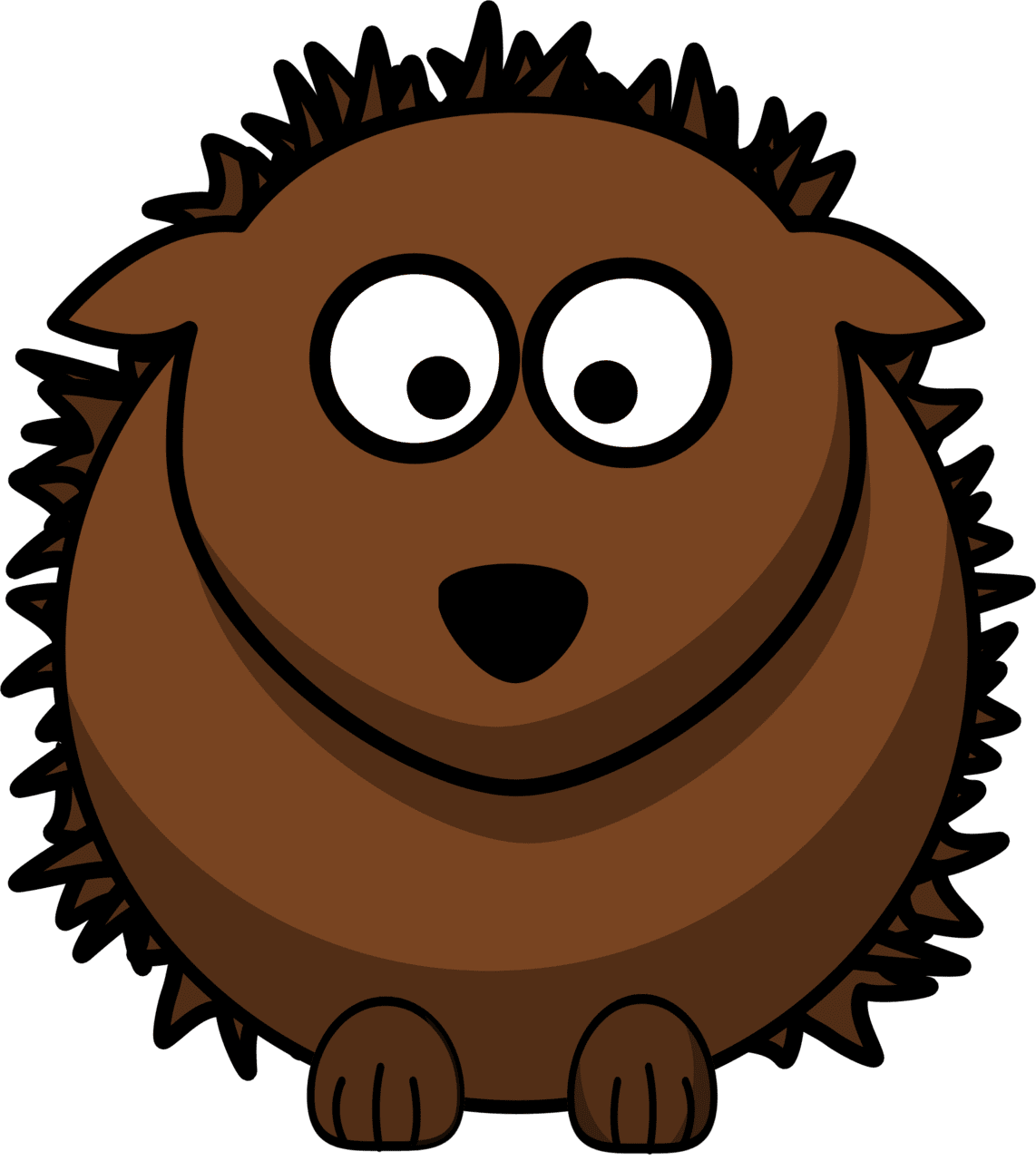 Dog hedgehog vector clipart images creazilla