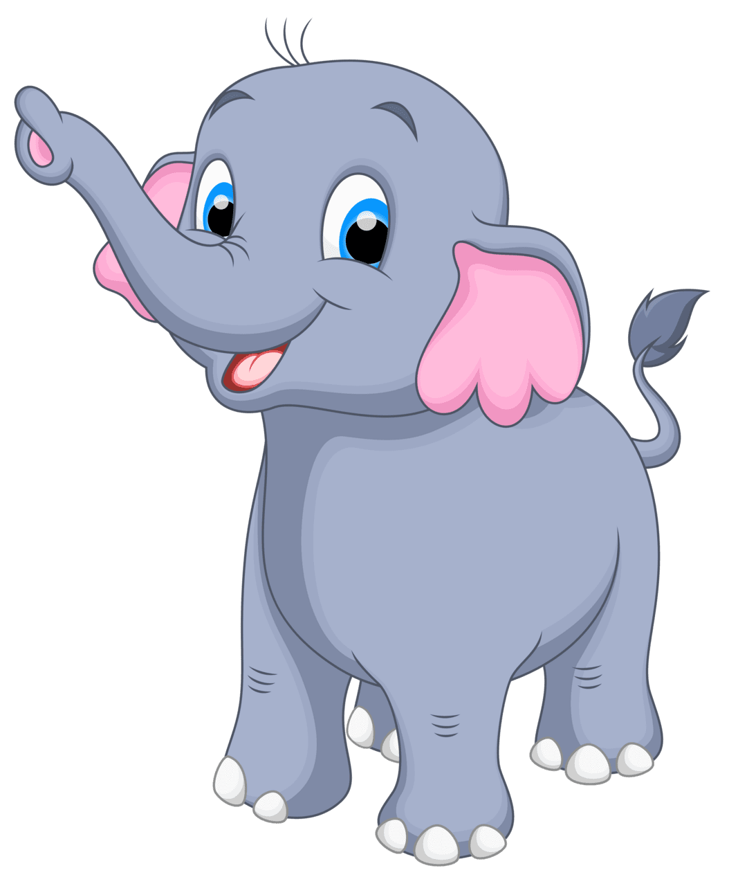 Little elephant clipart image