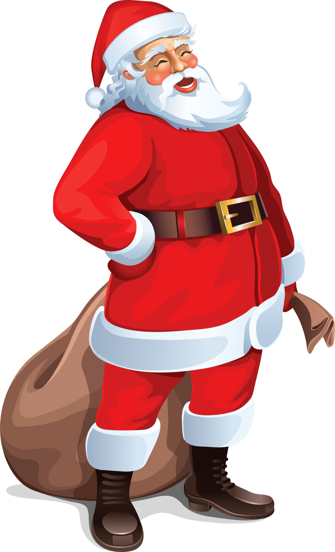 Christmas santa claus mart clipart vector