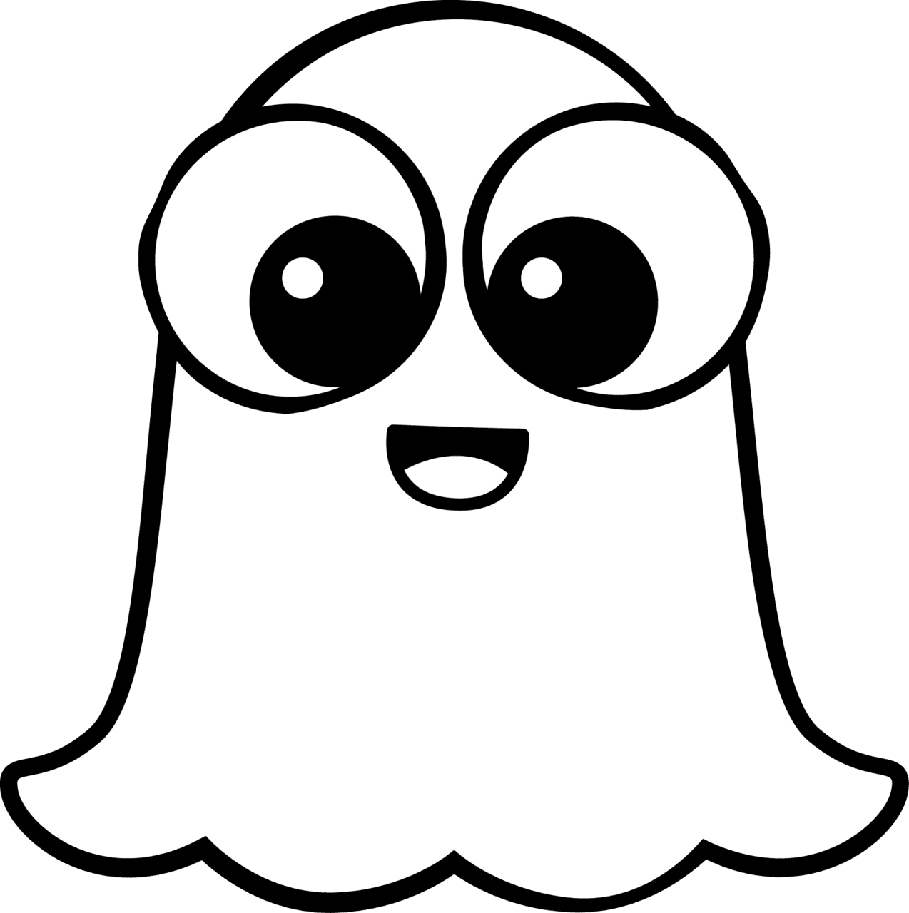 Ghost page clipart logo