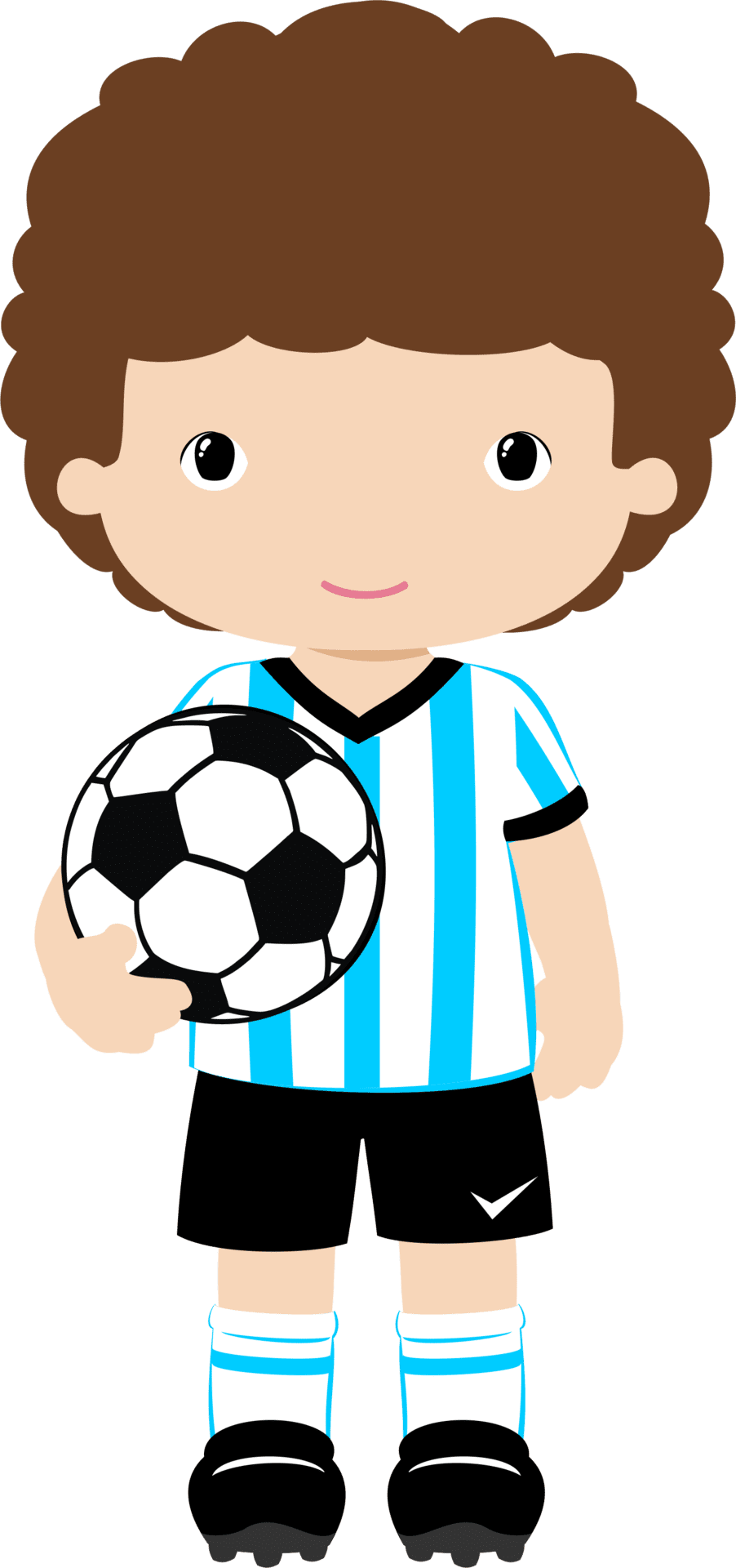 Sports gin stica football players cute drawings clipart free