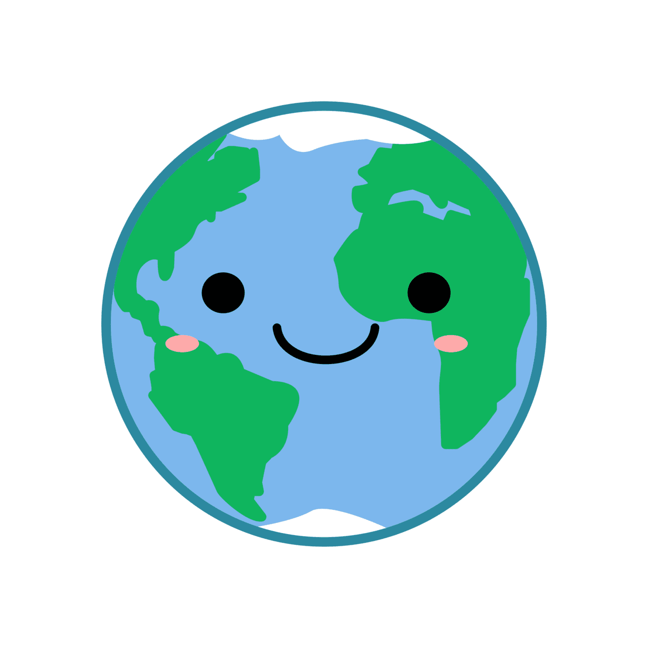 Earth pin page clipart vector 2