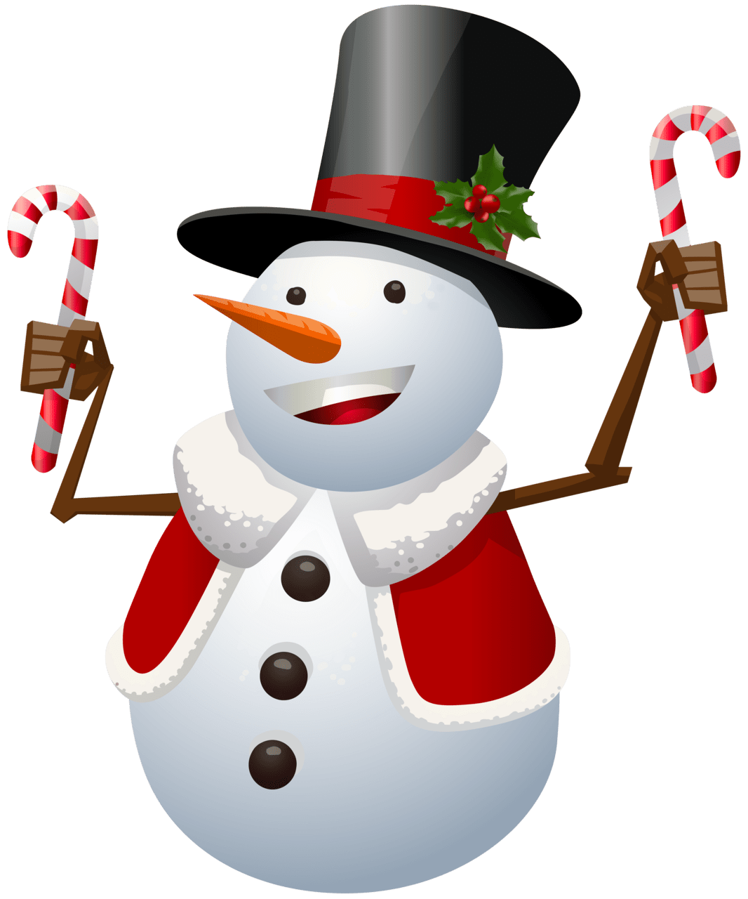 Snowman clipart image