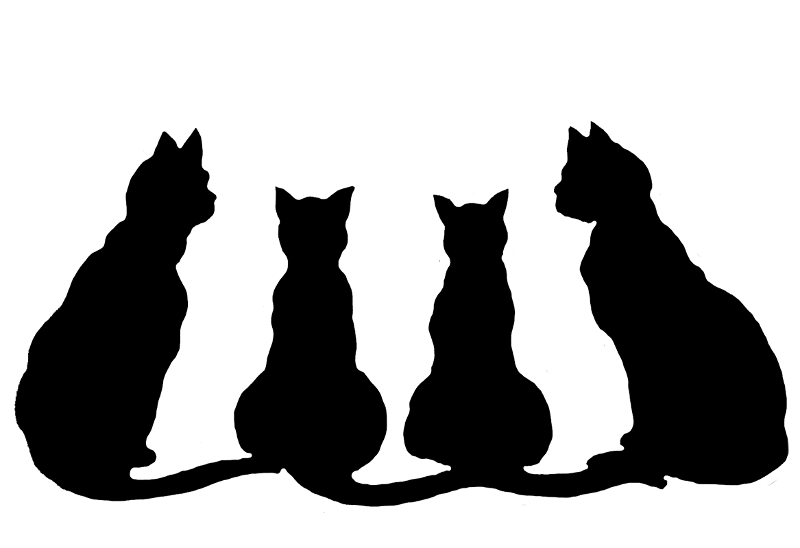 Cat halloween clipart image