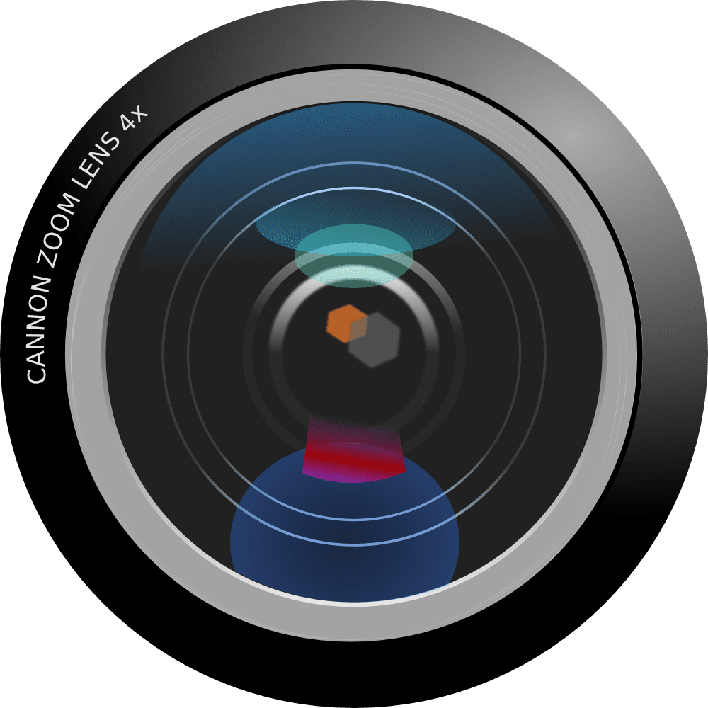 Labels clipart camera lens free