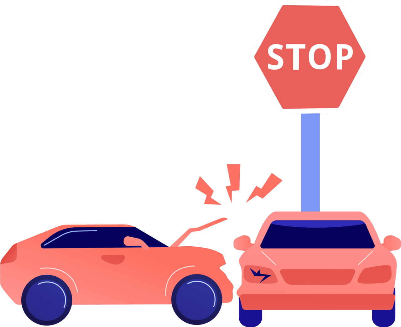 Direct line car insurance vector image clipart