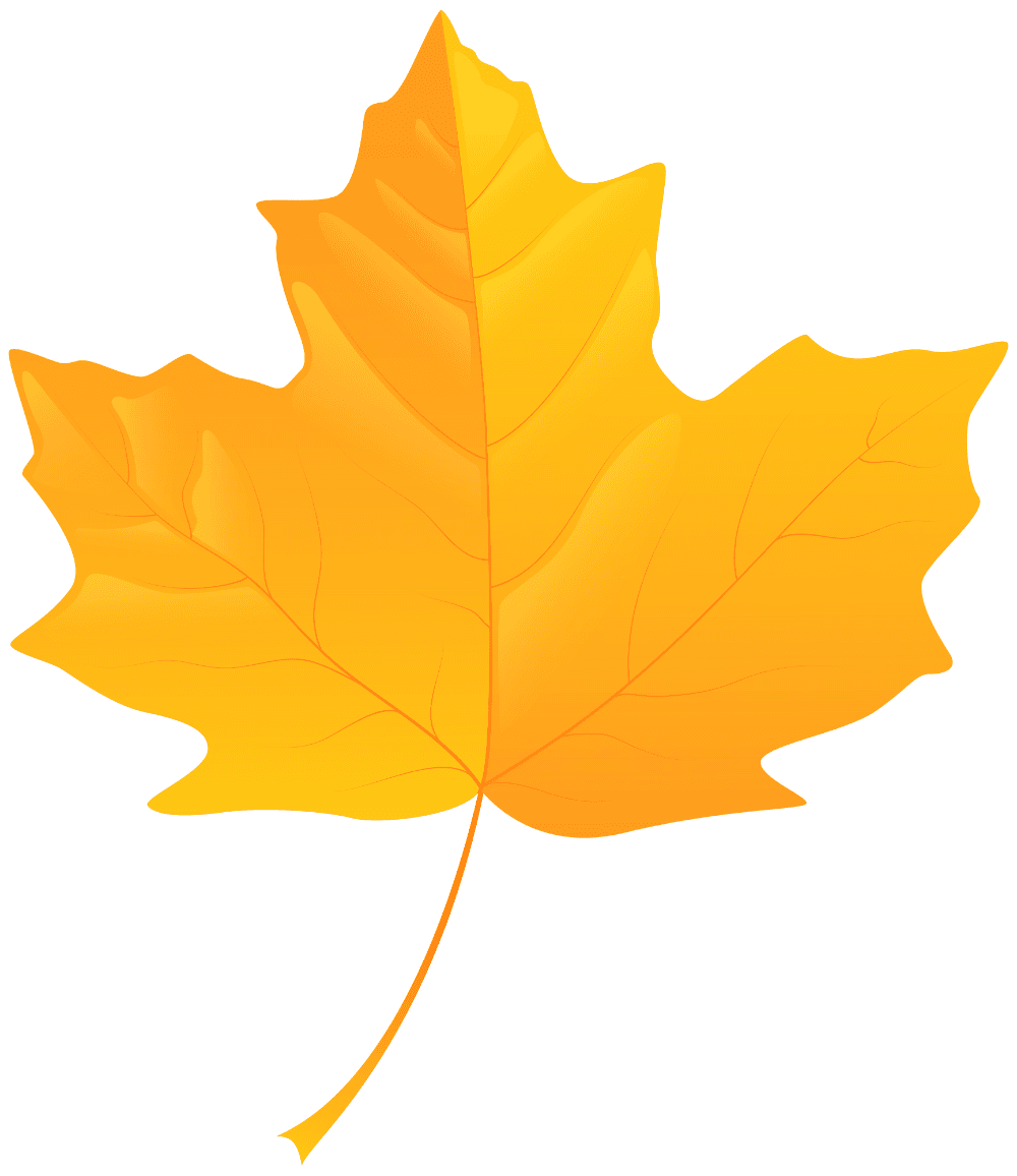 Yellow leaf clipart best for picture