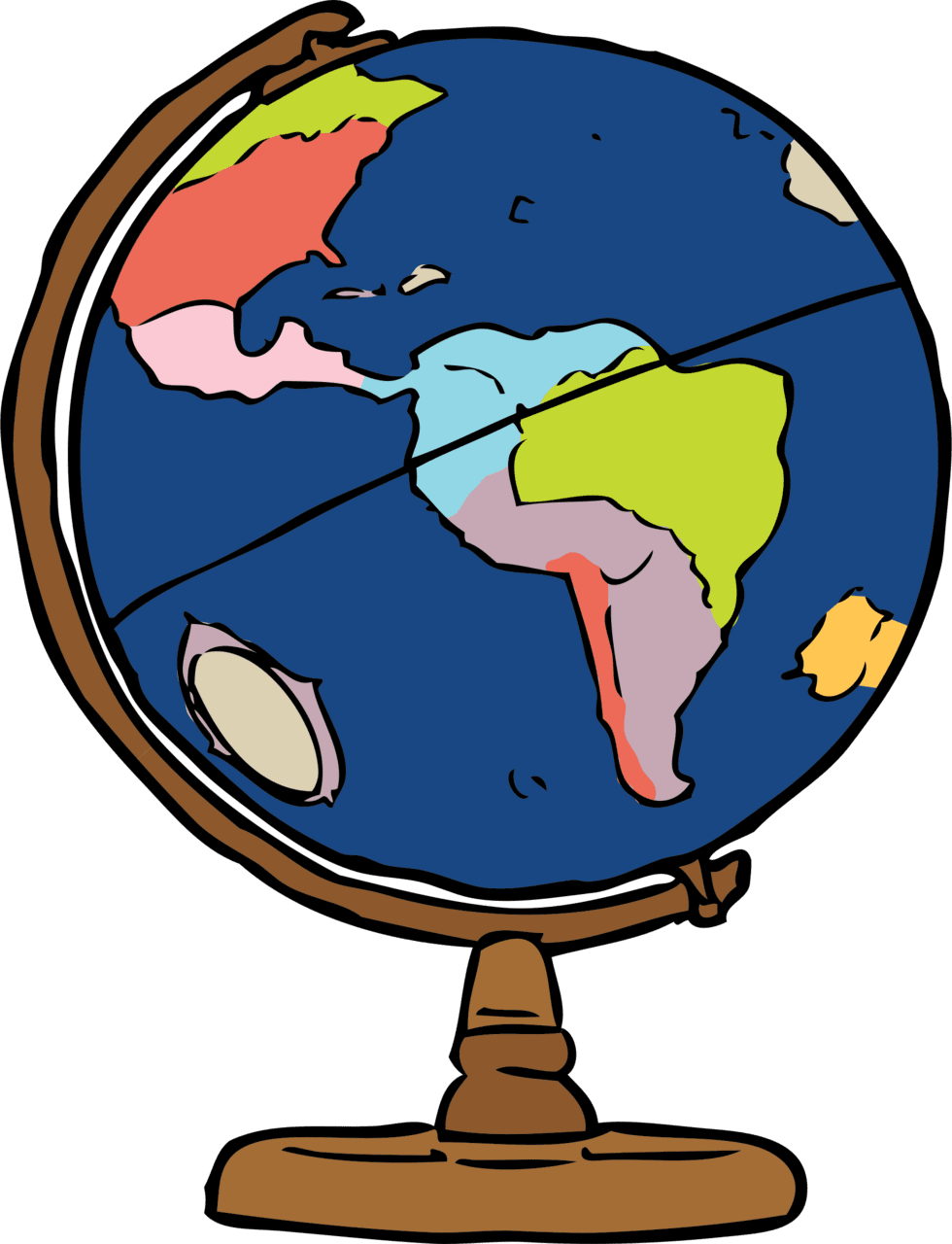 Earth globe clipart transparent