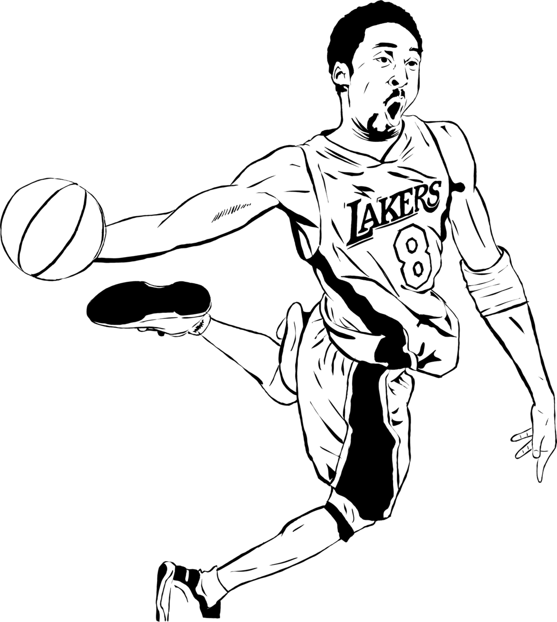 Basketball pin page clipart transparent 3