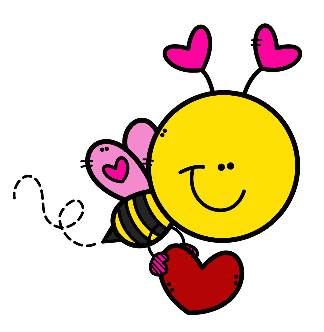 Bee pin page clipart free 3