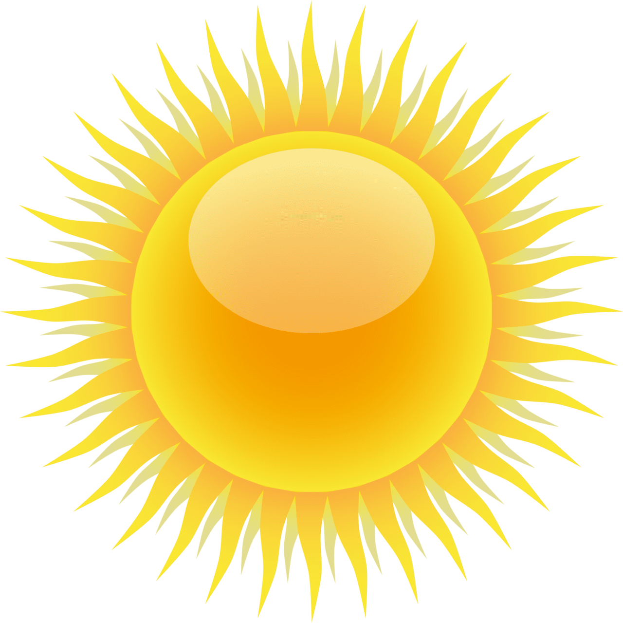 Sun meteo sole clipart background