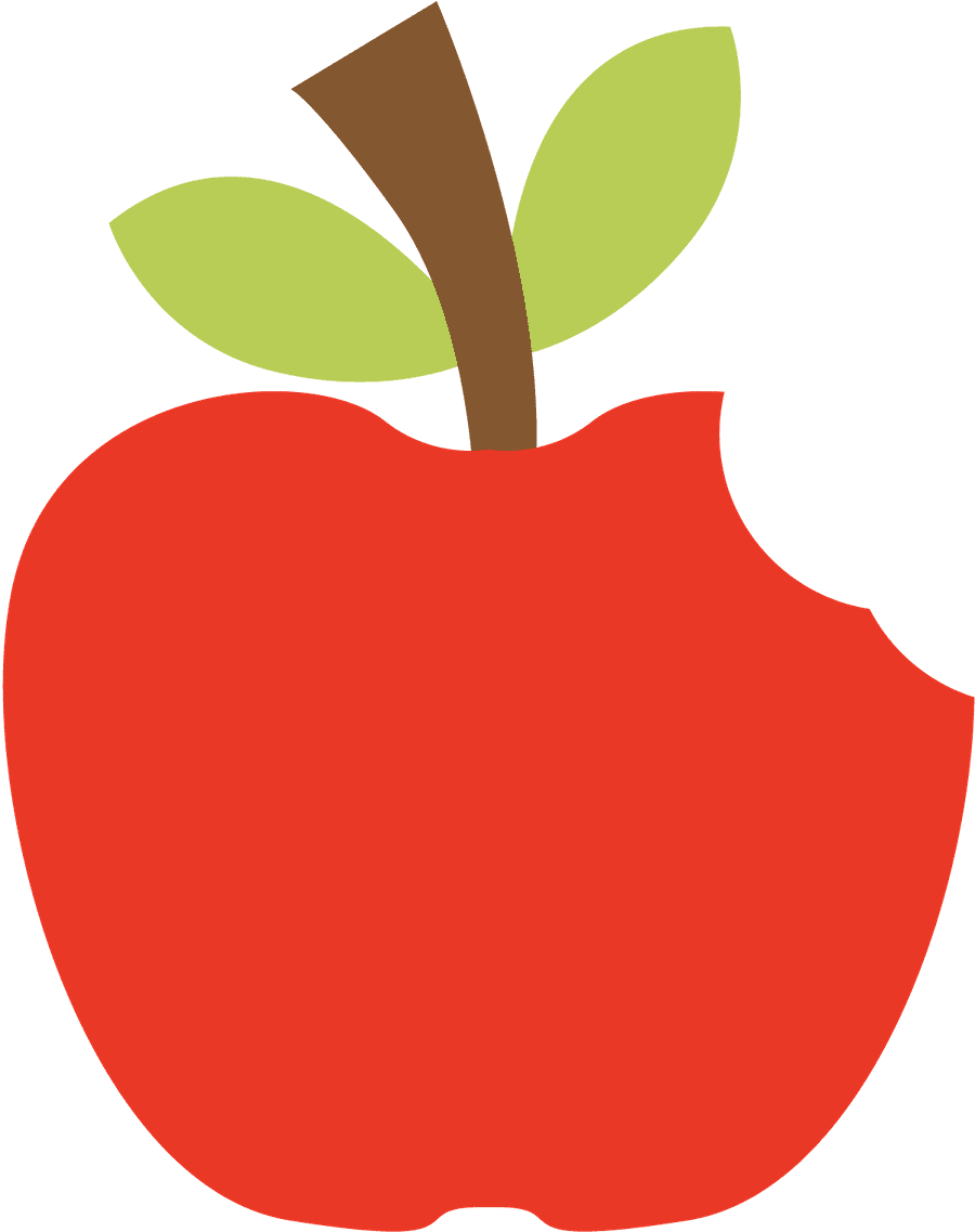 Apple pin page clipart vector 2