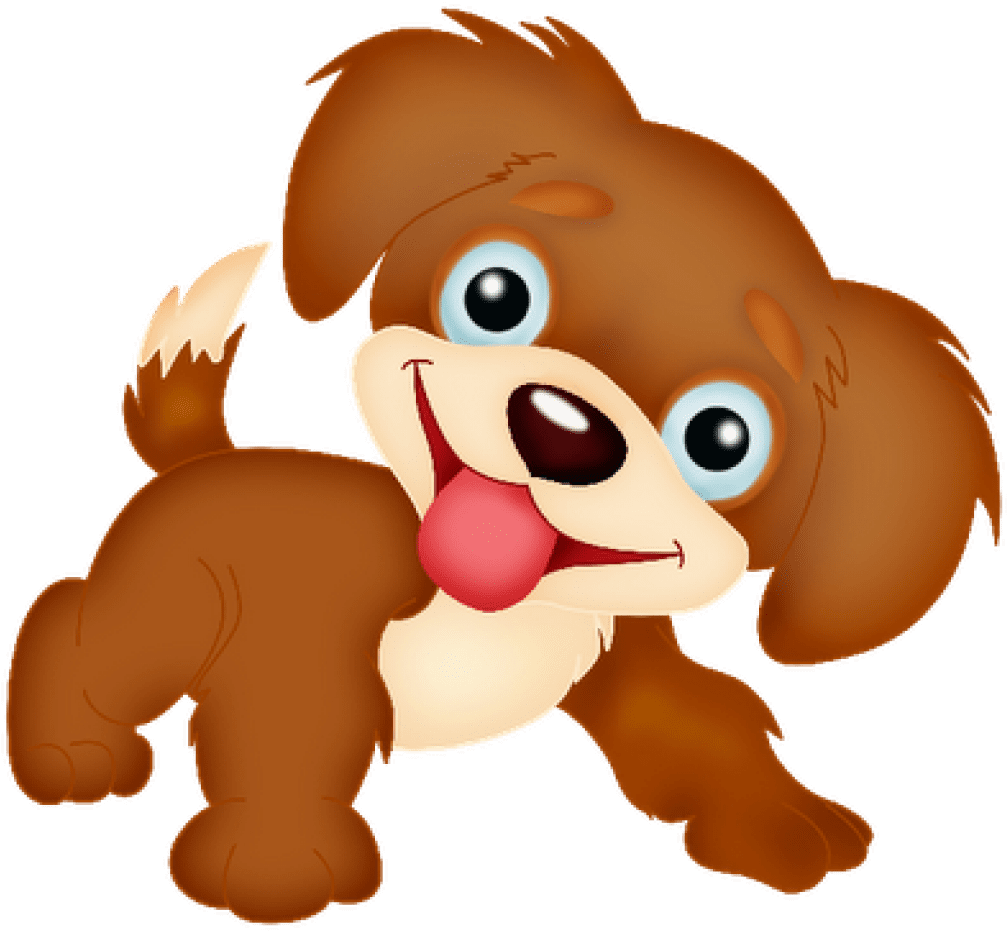 Cute dog clipart cartoon background full size pinclipart