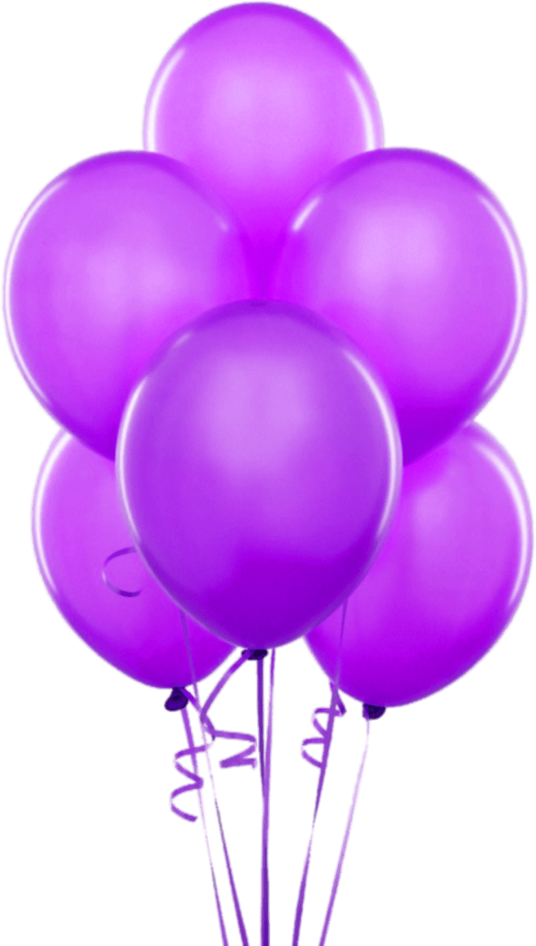 Purple balloon clipart photo