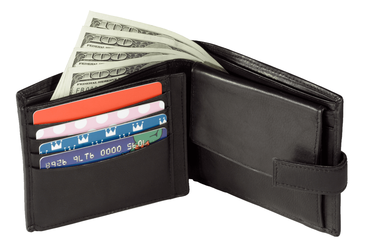 Money black wallet clipart photo